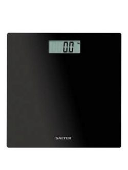Salter Glass Digital Platform Bathroom Scale Black